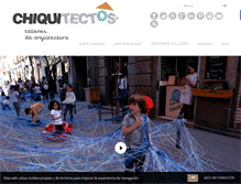 Tablet Screenshot of chiquitectos.com